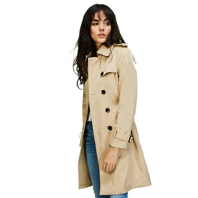 2018 Autumn New Product Trench Mejur Waterproof Lapel Double Breasted Slim Outwear Trench Coat For Women
2018 Autumn New Product Trench Mejur Waterproof Lapel Double Breasted Slim Outwear Trench Coat For Women