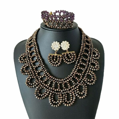 New Red Crystal Dubai Bridal Statement Necklace African Wedding Jewellery Set Bridal Jewelry Nigerian Party Jewelry Set For Women
New Red Crystal Dubai Bridal Statement Necklace African Wedding Jewellery Set Bridal Jewelry Nigerian Party Jewelry Set For Women