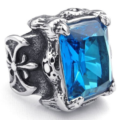 Hpolw Men's Stainless Steel Dragon Claw ruby / sapphire engagement ring. and the ring has a ruby in it ,Fashion and nobleness
Hpolw Men's Stainless Steel Dragon Claw ruby / sapphire engagement ring. and the ring has a ruby in it ,Fashion and nobleness