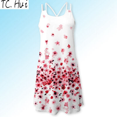 3D Women Brief Dress Print Floral Sleeveless Summer Dress Casual Loose Off-Shoulder Mini Short 3D Beach Dresses
3D Women Brief Dress Print Floral Sleeveless Summer Dress Casual Loose Off-Shoulder Mini Short 3D Beach Dresses