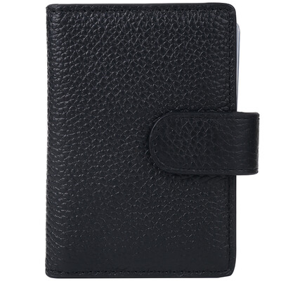 Deli 76 leather card bag bank card package business card package 20 inside bag black
Deli 76 leather card bag bank card package business card package 20 inside bag black