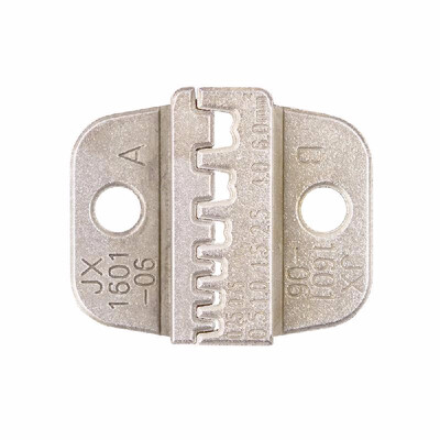 Wire Crimper Crimping Pliers Jaw JX-1601-06 AWG24-10 025-6mm2 Bootlace Ferrule Crimpers Cord End Terminal Jaws Mold for Dupont Te
Wire Crimper Crimping Pliers Jaw JX-1601-06 AWG24-10 025-6mm2 Bootlace Ferrule Crimpers Cord End Terminal Jaws Mold for Dupont Te