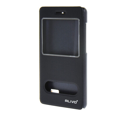 MOONCASE Huawei Honor 4C Case Double Window View Leather Flip Bracket Back Case Cover Sapphire