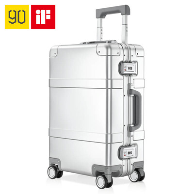 90 points metal trolley case 20 inch aluminum magnesium alloy silent universal wheel boarding metal suitcase 100501 silver
90 points metal trolley case 20 inch aluminum magnesium alloy silent universal wheel boarding metal suitcase 100501 silver