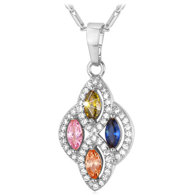 U7 Clover Necklace Women Jewelry 2015 18K Gold/Platinum Plated Colorful Cubic Zirconia Necklace Pendant Wholesale
U7 Clover Necklace Women Jewelry 2015 18K Gold/Platinum Plated Colorful Cubic Zirconia Necklace Pendant Wholesale