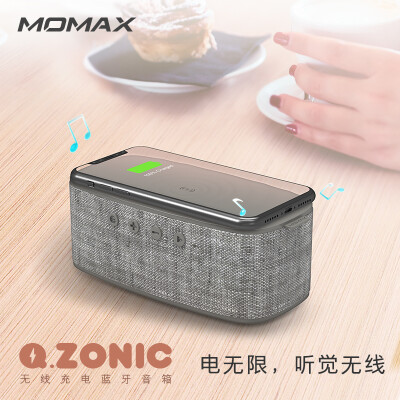 MOMAX wireless charging Bluetooth speaker Qi wireless charger audio for Apple iPhoneXSMaxXR8Plus&other gray
MOMAX wireless charging Bluetooth speaker Qi wireless charger audio for Apple iPhoneXSMaxXR8Plus&other gray