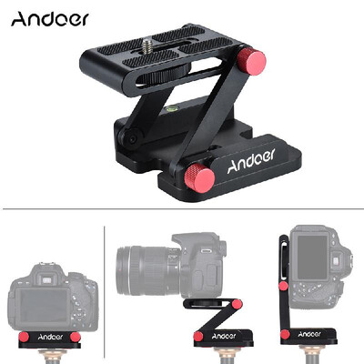 New Zshaped Aluminum Alloy Foldable Camera Camcorder Desktop Holder 360° Quick Release Plate Tilt Head for Nikon Canon Sony Penta
New Zshaped Aluminum Alloy Foldable Camera Camcorder Desktop Holder 360° Quick Release Plate Tilt Head for Nikon Canon Sony Penta