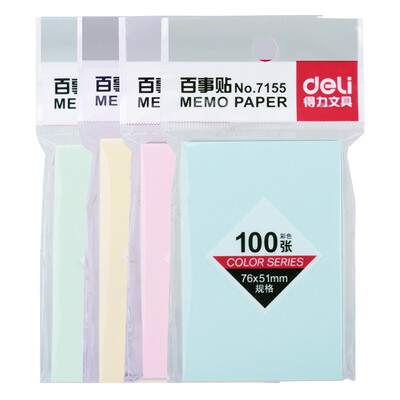 Deli 7155 Pepsi stickers sticky notes paper color message paper convenience stickers 76 51mm 12 this equipment
Deli 7155 Pepsi stickers sticky notes paper color message paper convenience stickers 76 51mm 12 this equipment