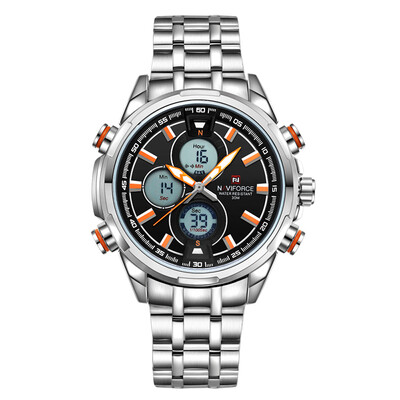 Men Luxury Brand Full Steel Quartz Clock Digital LED Wristwatch Army Military Sport Watch NAVIFORCE 9049
Men Luxury Brand Full Steel Quartz Clock Digital LED Wristwatch Army Military Sport Watch NAVIFORCE 9049