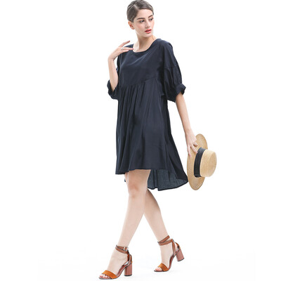 BURDULLY New 2018 Summer Large Size Dresses For Women Black Round Neck Dress Loose Casual Half Sleeve Mini Dress Big Size Red
BURDULLY New 2018 Summer Large Size Dresses For Women Black Round Neck Dress Loose Casual Half Sleeve Mini Dress Big Size Red