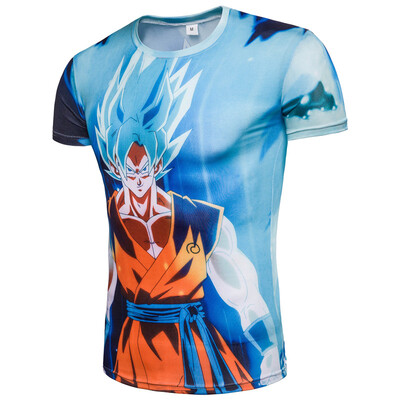 2018 Summer Mens T-shirt 3D Printing T-shirt Mens Short-sleeved Dragon Ball T-shirt Mens Compression Shirt
2018 Summer Mens T-shirt 3D Printing T-shirt Mens Short-sleeved Dragon Ball T-shirt Mens Compression Shirt