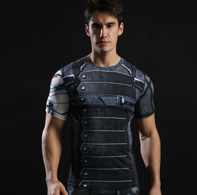 Summer Mens Fashion Compression T shirts Tights Long Sleeve Training Workout Round Necks 3D Superman Fitness Tee Shirts
Summer Mens Fashion Compression T shirts Tights Long Sleeve Training Workout Round Necks 3D Superman Fitness Tee Shirts