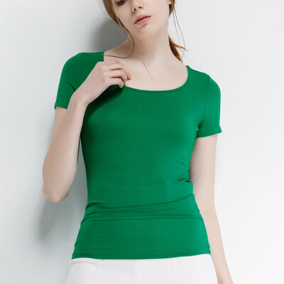 Canvaus Summer New Women Modal Slim Simple Basic Tight-fitting O-neck Short Sleeve T Shirt
Canvaus Summer New Women Modal Slim Simple Basic Tight-fitting O-neck Short Sleeve T Shirt