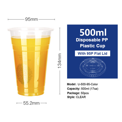 OTOR 360460500660ml Disposable Plastic Cups with Dome & Flat Lids for Juice Tea Milk Iced Coffee Bubble Boba Smoothie 50pcs
OTOR 360460500660ml Disposable Plastic Cups with Dome & Flat Lids for Juice Tea Milk Iced Coffee Bubble Boba Smoothie 50pcs