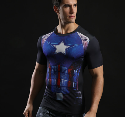 Summer Mens Fashion Compression T shirts Tights Long Sleeve Training Workout Round Necks 3D Superman Fitness Tee Shirts
Summer Mens Fashion Compression T shirts Tights Long Sleeve Training Workout Round Necks 3D Superman Fitness Tee Shirts