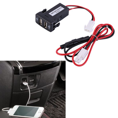 Авто 2.1A Dual USB порт зарядное устройство для телефона + Аудио вход для Toyota VIGO
Авто 2.1A Dual USB порт зарядное устройство для телефона + Аудио вход для Toyota VIGO