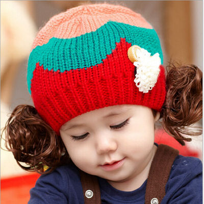 Buebos Ninos 2015 Hot-seller Super Cute Wig Knitted Children's Hat Autumn Winter Baby Kids Girls Beautiful Beanie Cap Hat
Buebos Ninos 2015 Hot-seller Super Cute Wig Knitted Children's Hat Autumn Winter Baby Kids Girls Beautiful Beanie Cap Hat