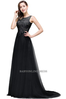 Scoop Neck Lace Long Evening Dresses Tulle Applique Robe De Soiree Floor Length Formal Gowns Prom Party Dresses
Scoop Neck Lace Long Evening Dresses Tulle Applique Robe De Soiree Floor Length Formal Gowns Prom Party Dresses