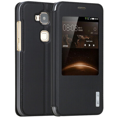 Freeson Windows Stand Leather Case Smart Sleeve Case Phone Case for Huawei Megan 4 G7 Plus Black
Freeson Windows Stand Leather Case Smart Sleeve Case Phone Case for Huawei Megan 4 G7 Plus Black