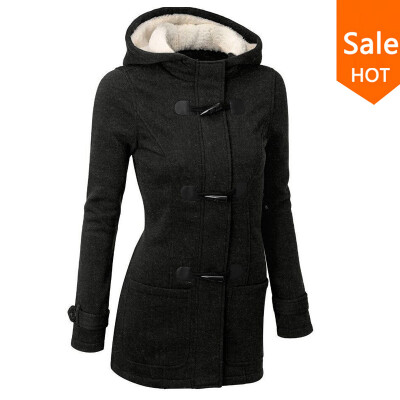 Winter Coat Women 2015 New Fashion Women Wool Blends Slim Hooded Collar Zipper Horn Button Long Coats Outerwear special button
Winter Coat Women 2015 New Fashion Women Wool Blends Slim Hooded Collar Zipper Horn Button Long Coats Outerwear special button