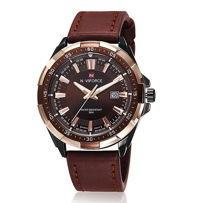 NAVIFORCE 9056 Luxury Men Military Watches Auto Date Montre Homme Sport Waterproof Leather Quartz Watch Relogio Masculino
NAVIFORCE 9056 Luxury Men Military Watches Auto Date Montre Homme Sport Waterproof Leather Quartz Watch Relogio Masculino