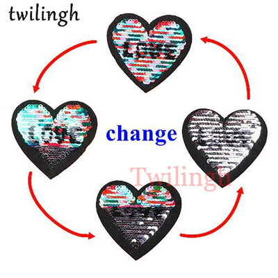 twilingh 1pc Reversible Change Color Sequins Patches DIY Appliques
twilingh 1pc Reversible Change Color Sequins Patches DIY Appliques