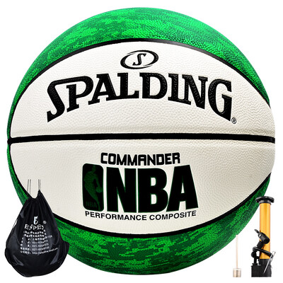 Spalding Spalding Green PU Leather Basketball Commander Indoor&Outdoor Competition Blue Ball 74-936Y
Spalding Spalding Green PU Leather Basketball Commander Indoor&Outdoor Competition Blue Ball 74-936Y