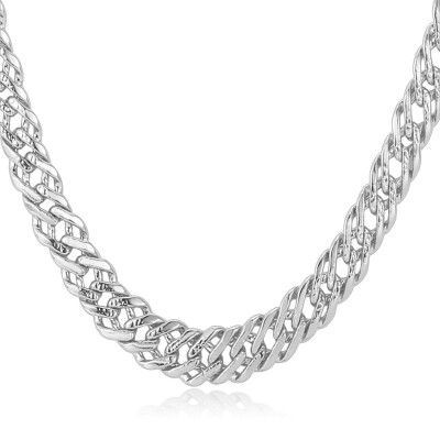 Gold Chain Necklace Men Jewelry With "18K" Stamp Gold /Platinum/Rose Gold Plated 6 MM 3 Sizes Link Chain Necklace Wholesale
Gold Chain Necklace Men Jewelry With "18K" Stamp Gold /Platinum/Rose Gold Plated 6 MM 3 Sizes Link Chain Necklace Wholesale