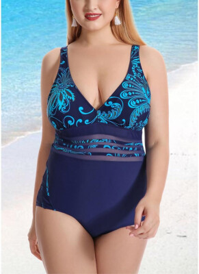 2018 Women Plus Size One Piece Swimsuit Vintage Print Padded Monokini Swimwear Bathing Suit
2018 Women Plus Size One Piece Swimsuit Vintage Print Padded Monokini Swimwear Bathing Suit
