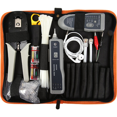 Jimmy home JM-GTW11 line Finder set stripping pliers line pliers line tester crystal head pliers sub-clamp line knife tie multi-function cable pliers 11 piece set
Jimmy home JM-GTW11 line Finder set stripping pliers line pliers line tester crystal head pliers sub-clamp line knife tie multi-function cable pliers 11 piece set