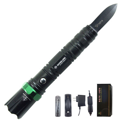 Shanglong outdoor electric knife CREE strong flashlight with safety hammer combination of camping survival multi-function knife can be charged LED long-range anti-wolf anti-riot self-defense E69
Shanglong outdoor electric knife CREE strong flashlight with safety hammer combination of camping survival multi-function knife can be charged LED long-range anti-wolf anti-riot self-defense E69