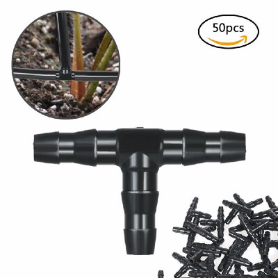 50pcs Sets Tee Joint Hose Connectors Irrigation Barbed Water Pipe Watering System
50pcs Sets Tee Joint Hose Connectors Irrigation Barbed Water Pipe Watering System