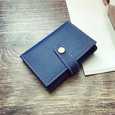 Solid Color Brief Paragraph 3 Folds Wallet Creative Womens Fashion Wallet Card Package
Solid Color Brief Paragraph 3 Folds Wallet Creative Womens Fashion Wallet Card Package