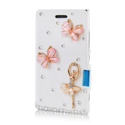 MOONCASE Luxury Flower Crystal Leather Side Flip Wallet Pouch Case Cover for Nokia Lumia 925
MOONCASE Luxury Flower Crystal Leather Side Flip Wallet Pouch Case Cover for Nokia Lumia 925