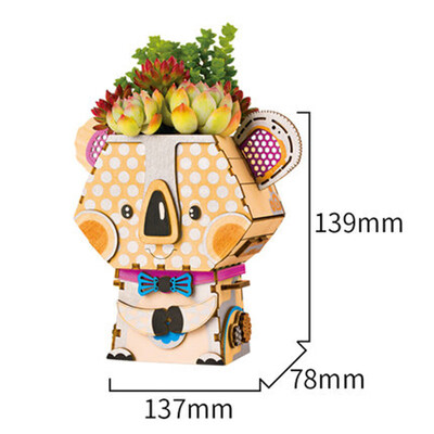 If state stereo stitching wooden flower pot trough assembled model manual diy wood fleshy flower pot creative flower pot toy gift Mo Qianyuan
If state stereo stitching wooden flower pot trough assembled model manual diy wood fleshy flower pot creative flower pot toy gift Mo Qianyuan