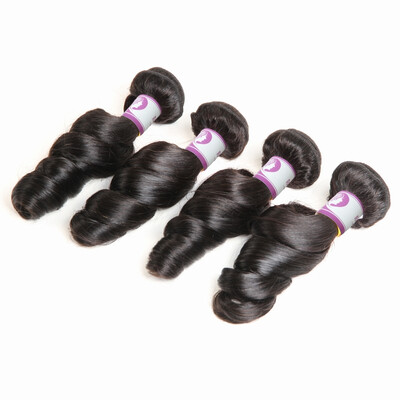 Racily Hair Peruvian Loose Wave Hair 4 Bundles 10"-26" Inches Natural Black Unprocessed Virgin Human Hair
Racily Hair Peruvian Loose Wave Hair 4 Bundles 10"-26" Inches Natural Black Unprocessed Virgin Human Hair