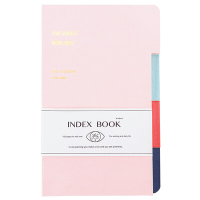 Kinborx A6 kraft paper account book blank dot grid checkered stationery notebook DTB40016
Kinborx A6 kraft paper account book blank dot grid checkered stationery notebook DTB40016