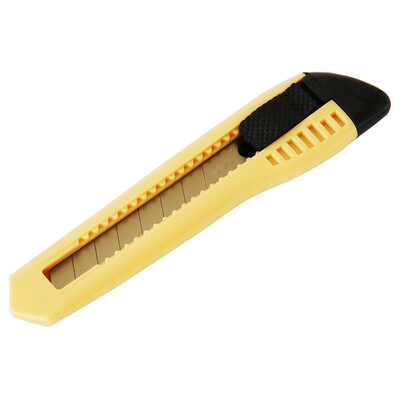 Deli 2003 large durable plastic shell utility knife cutter yellow blue mixed color random hair
Deli 2003 large durable plastic shell utility knife cutter yellow blue mixed color random hair