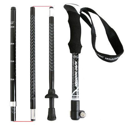 El Monte ALPINT MOUNTAIN Alpine sticks Carbon aluminum alloy Four folding sticks External locking telescopic mountaineering straight handle wand ski sticks walking rod 610-203 black
El Monte ALPINT MOUNTAIN Alpine sticks Carbon aluminum alloy Four folding sticks External locking telescopic mountaineering straight handle wand ski sticks walking rod 610-203 black
