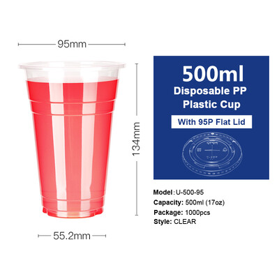 Free Shipping 12oz-22oz Clear Plastic PP Cups with Dome & Flat Lids for Juice Tea Iced Coffee Bubble Boba Smoothie 1000pcs
Free Shipping 12oz-22oz Clear Plastic PP Cups with Dome & Flat Lids for Juice Tea Iced Coffee Bubble Boba Smoothie 1000pcs