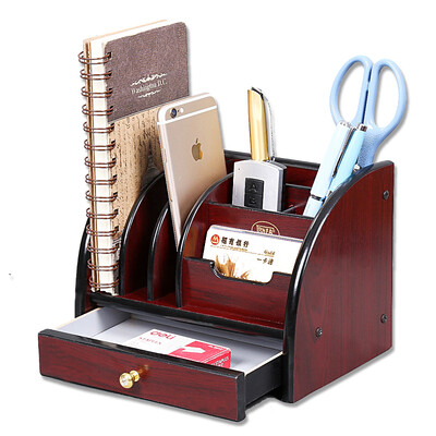 TRNFA) TN-609 Storage Block Wooden Penholder Office Desk Finishing Shelf Shelf Cosmetics Remote Control Storage Box
TRNFA) TN-609 Storage Block Wooden Penholder Office Desk Finishing Shelf Shelf Cosmetics Remote Control Storage Box