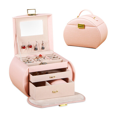 Yappies leather oval jewelry box gift box with makeup mirror European Princess jewelry box small jewelry storage box desktop finishing box pink
Yappies leather oval jewelry box gift box with makeup mirror European Princess jewelry box small jewelry storage box desktop finishing box pink