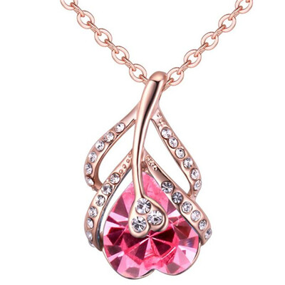 Heart Necklace Crystal High Quality Rhinestone Pendant Fashion Jewelry Gift Women Accessories -28540
Heart Necklace Crystal High Quality Rhinestone Pendant Fashion Jewelry Gift Women Accessories -28540