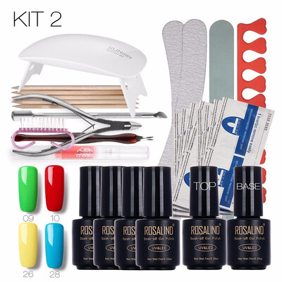 ROSALIND Nail Art Tools Set Cure 6W UV Lamp Gel Polish Soak Off Base Coat Top Coat Gel Nail Manicure Kits gel lacquer
ROSALIND Nail Art Tools Set Cure 6W UV Lamp Gel Polish Soak Off Base Coat Top Coat Gel Nail Manicure Kits gel lacquer