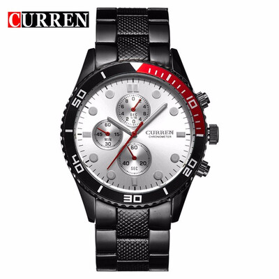 CURREN 8028 Elegant Quartz Steel Watch Mens Wristwatches with Point ScalesRound Dial-Black
CURREN 8028 Elegant Quartz Steel Watch Mens Wristwatches with Point ScalesRound Dial-Black