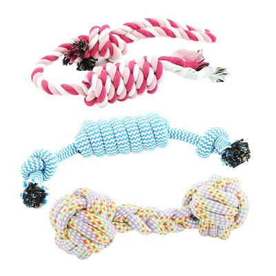 Luochu Luxchic pet dog toy set bite rope knot cotton rope toy small dog toy 3 piece set
Luochu Luxchic pet dog toy set bite rope knot cotton rope toy small dog toy 3 piece set