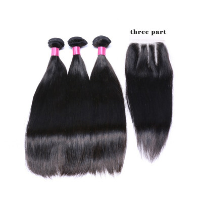 i-Dishy Virgin Hair 3 Bundles With Closure Brazilian Straight Human Hair Bundles Plus Closure Free Middle Three Part 4 pcslot
i-Dishy Virgin Hair 3 Bundles With Closure Brazilian Straight Human Hair Bundles Plus Closure Free Middle Three Part 4 pcslot