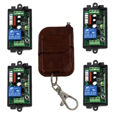 MITI AC220V 1 CH 1CH RF Wireless Controller Remote Control Switch System,1 Transmitter + 4 Receivers,Toggle/Momentary,315/433MHZ
MITI AC220V 1 CH 1CH RF Wireless Controller Remote Control Switch System,1 Transmitter + 4 Receivers,Toggle/Momentary,315/433MHZ