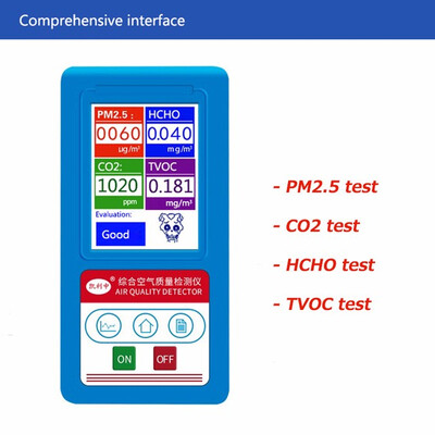 Gas Analyzer Formaldehyde CO2 Carbon Dioxide PM10 PM25 PM10 HCHO TVOC Particles Dust Monitor Indoor Air Quality Analyzer
Gas Analyzer Formaldehyde CO2 Carbon Dioxide PM10 PM25 PM10 HCHO TVOC Particles Dust Monitor Indoor Air Quality Analyzer