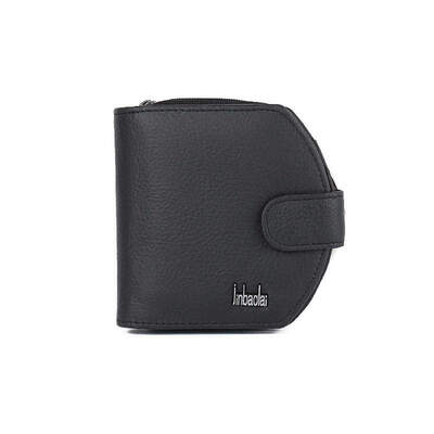 Woman Wallet Short Genuine Leather